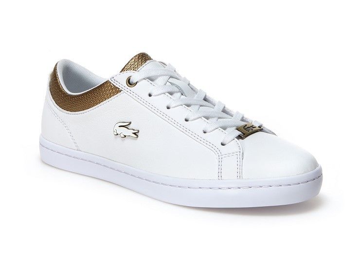 basket lacoste blanche femme