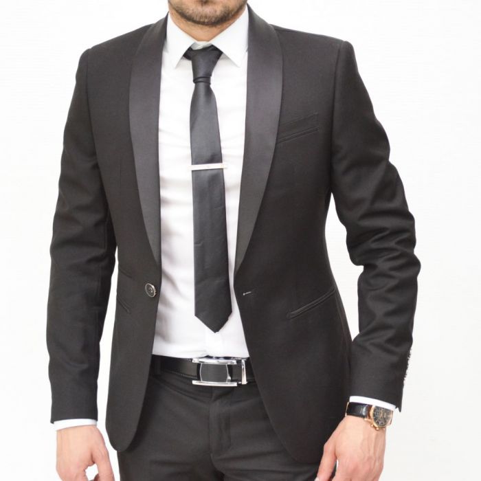 costume noir homme pas cher