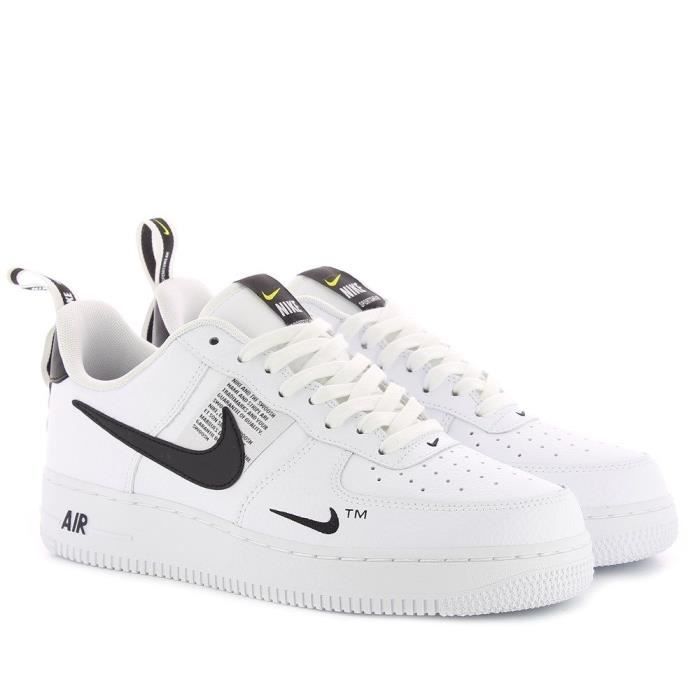 air force 1 noir et blanche homme